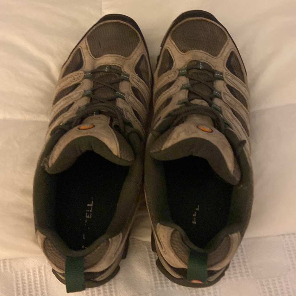Merrell Men's Athletic Shoes - Tan and Dark Green - Picture 6 of 7